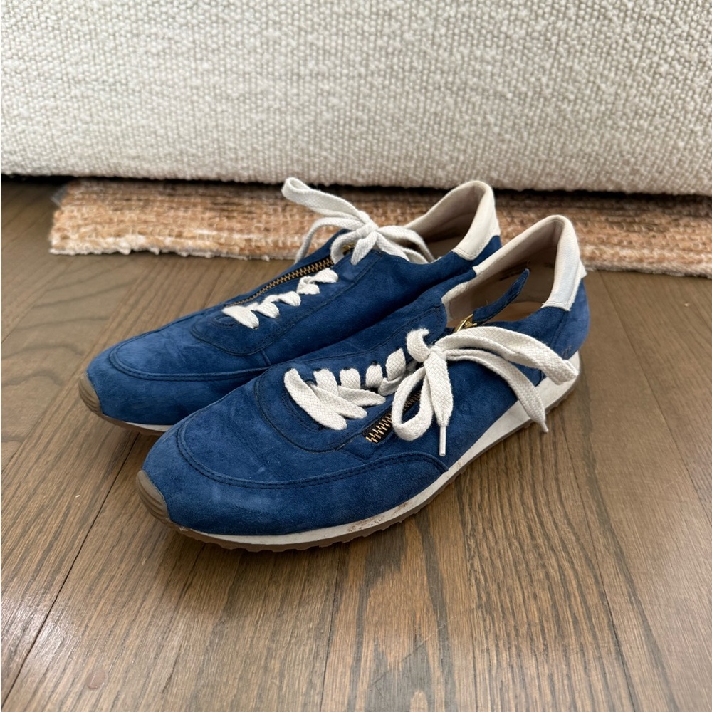 Paul Green Blue Suede Sneakers